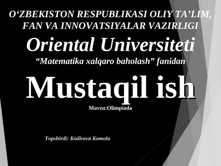 Olimpiada