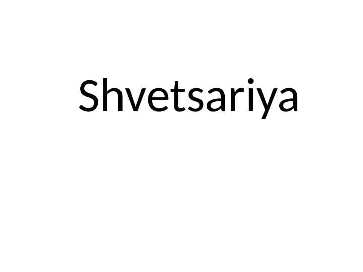 Shvetsariya