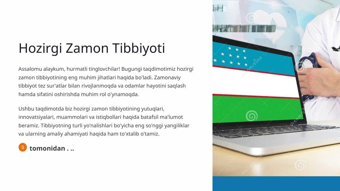 Hozirgi Zamon Tibbiyoti