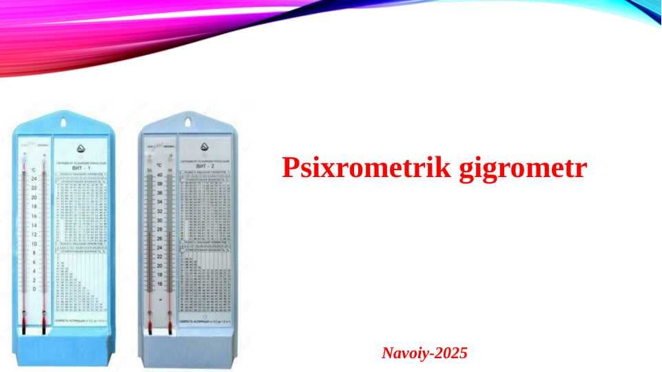 Psixrometrik gigrometr