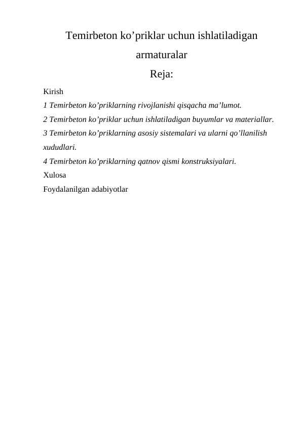 Temirbeton ko’priklar uchun ishlatiladigan.. asfaltlar