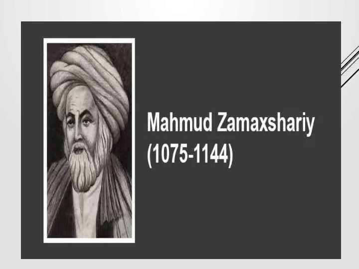 Mahmud Zamaxshariy