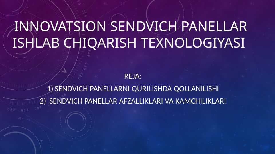 Sendvich panellar ishlab chiqarish