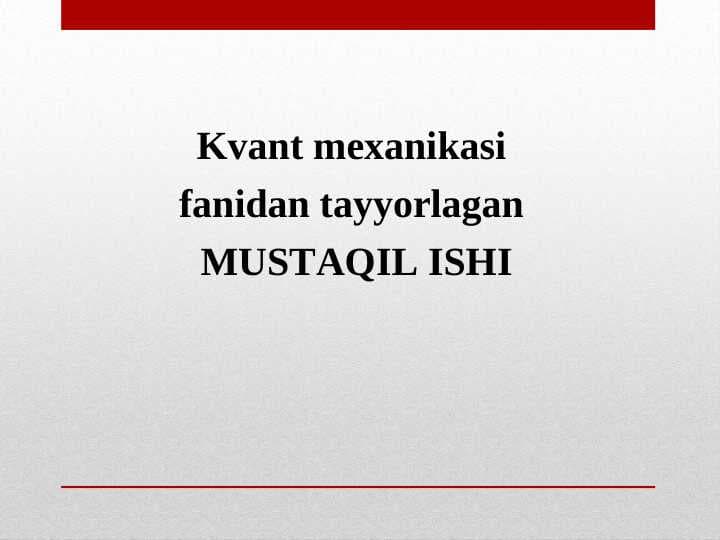 Atomdagi toklar. Magneton