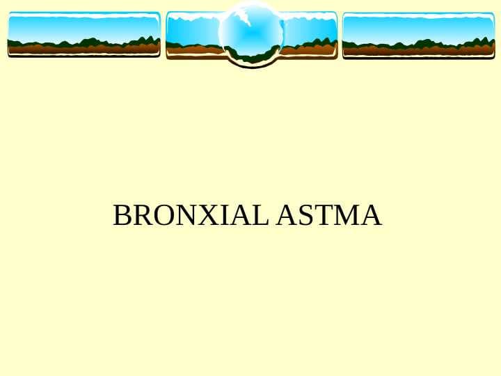 Bronxial astma