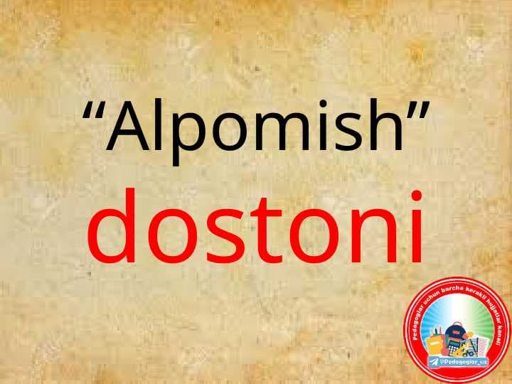 Alpomish” dostoni