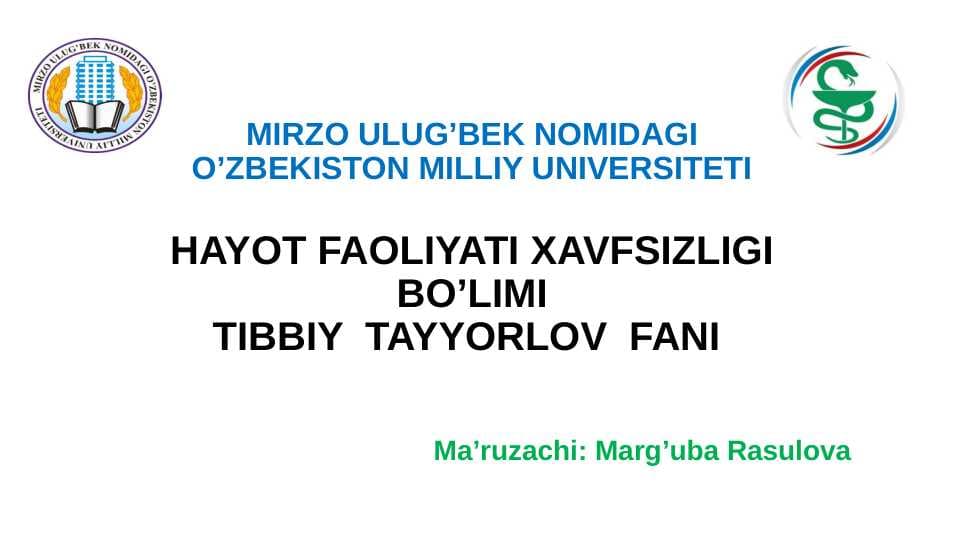 Ochiq  va  yopiq  shikastlanishlar. Ezilish  sindromi.