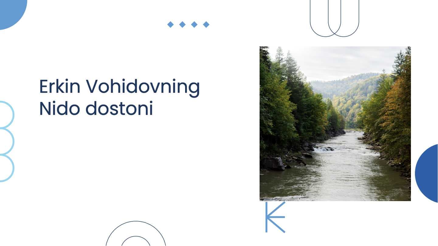 Erkin Vohidovning Nido dostoni