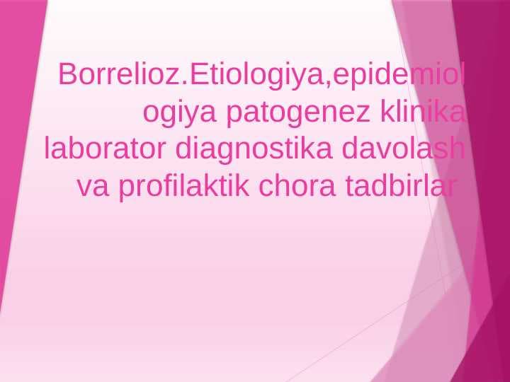 Borrelioz