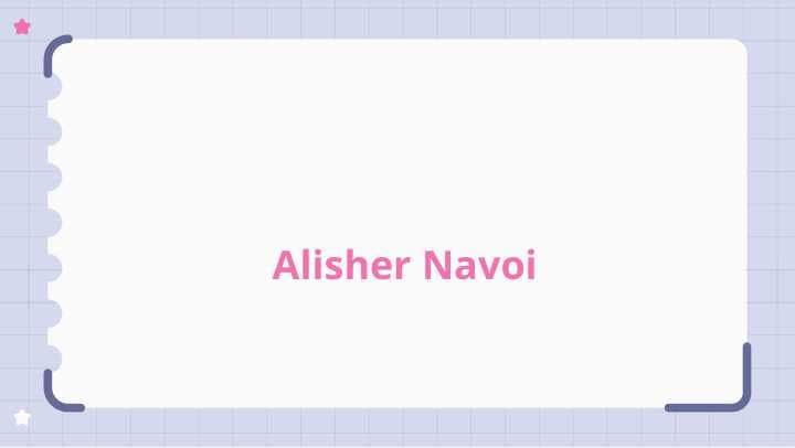 Alisher Navoi