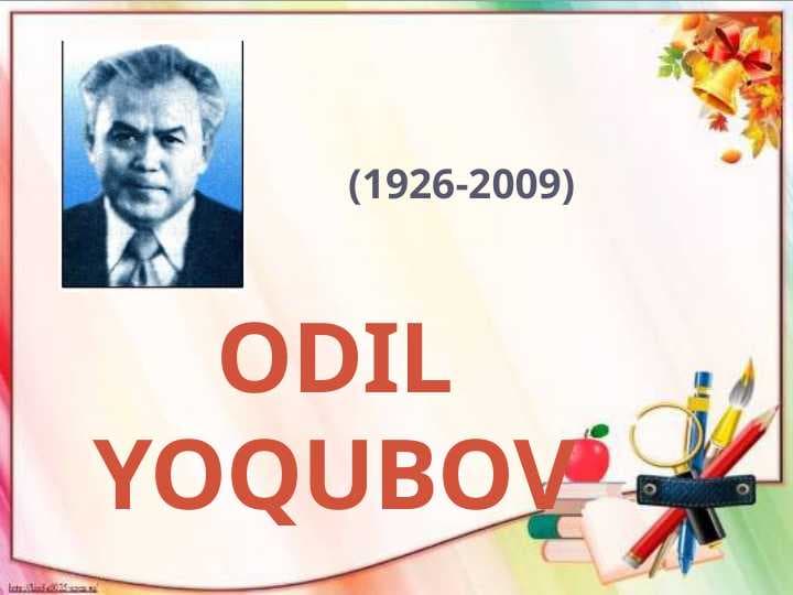 Odil yoqubov