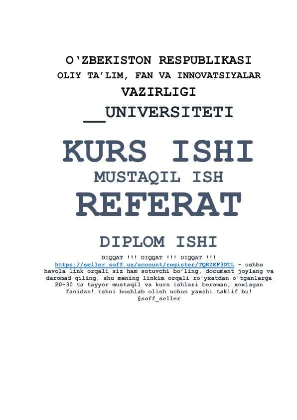 PUL TIZIMI VA UNING EVOLYUTSIYASI