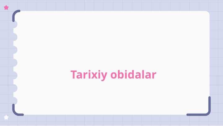 Tarixiy obidalar