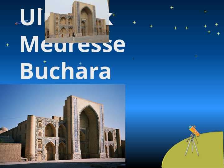 Ulugbek Medresse Buchara
