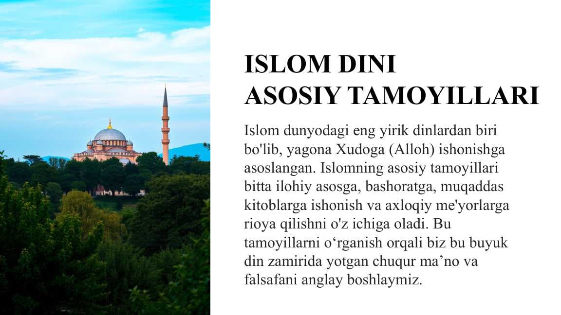 Islom dini ta'limoti