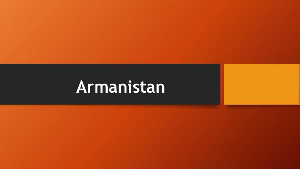 Armaniston iqtisodiyoti