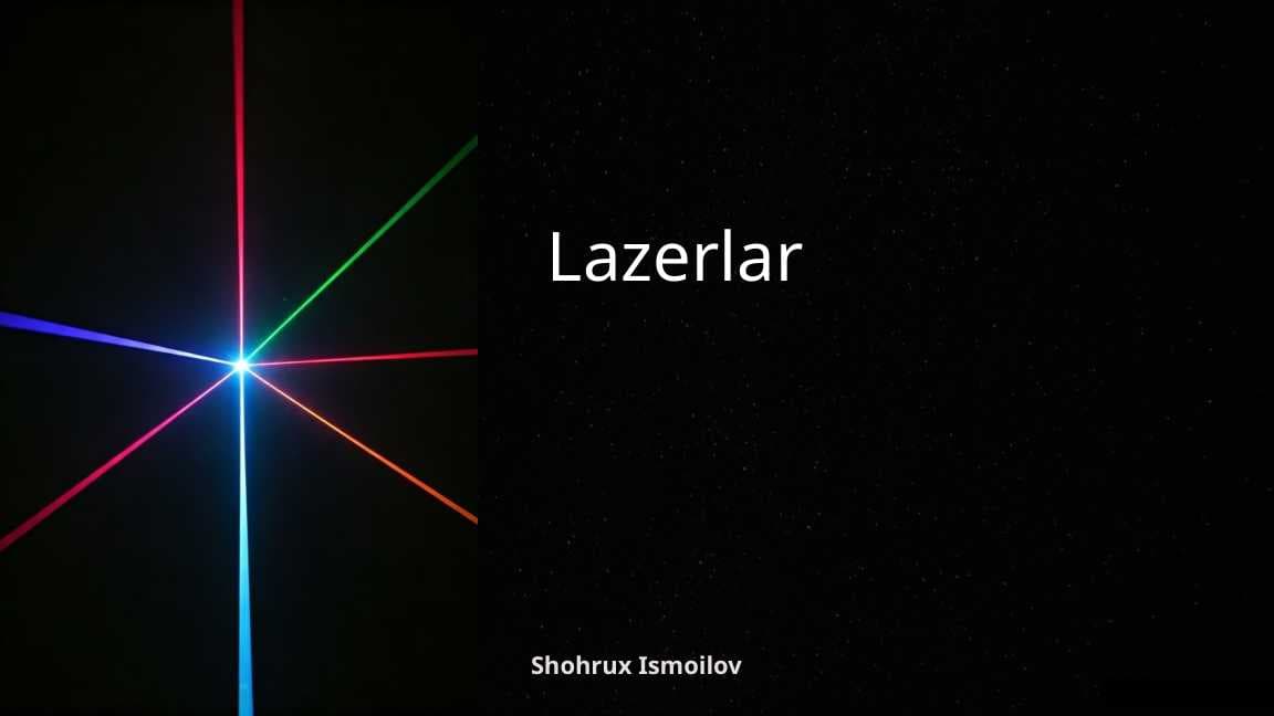 Lazerlar