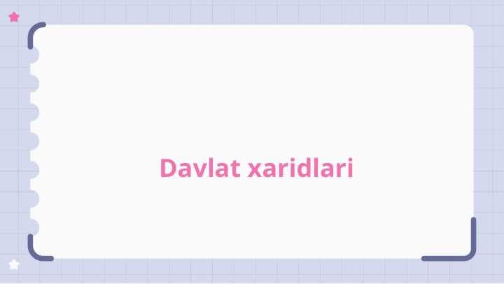 Davlat xaridlari