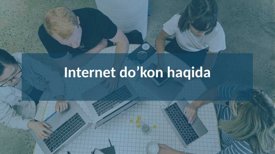 Internet do’kon haqida