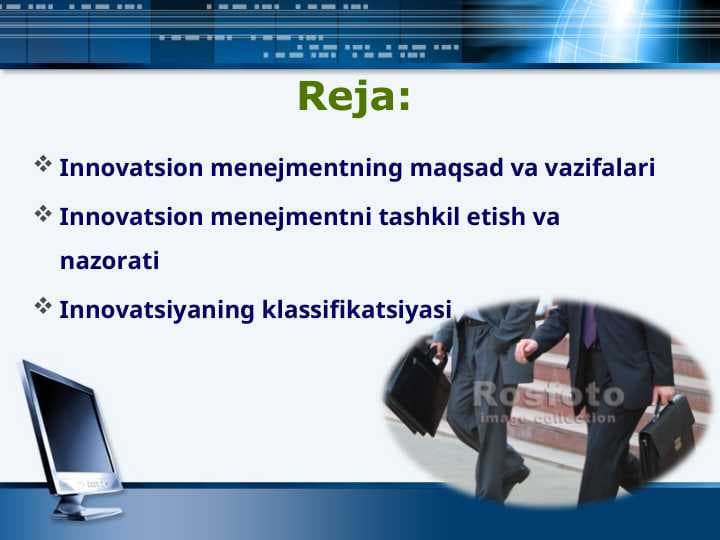 Innovatsion menejmentning maqsad va vazifalari