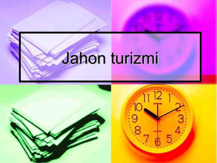 Jahon turizmi