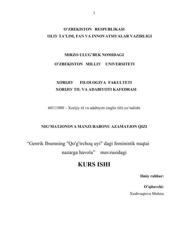 Thе_rеfеrеnсе_tо_fеminist_реrsресtivе_in_Hеnrik_Ibsеn’s_А_Dоll’s kurs ishi (2).docx