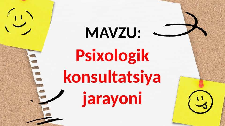 Psixologik konsultatsiya jarayoni