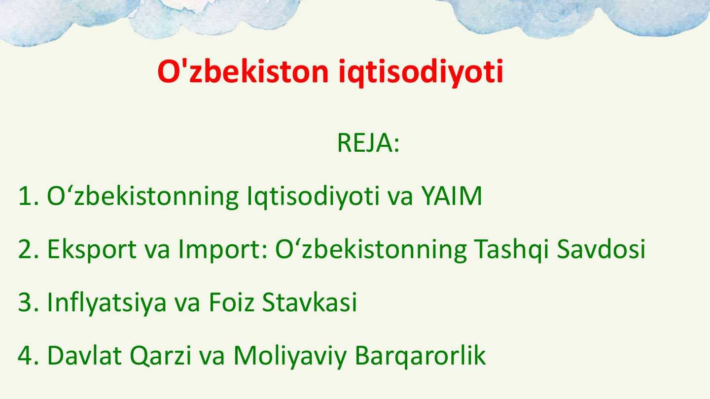 O'zbekiston iqtisodiyoti