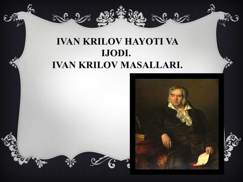 Ivan krilov masallari