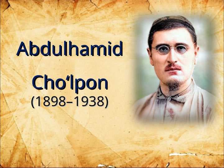 Abdulhamid Cho‘lpon.ppt