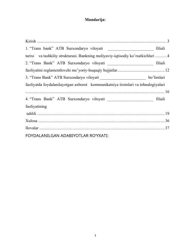 Trans bank amaliyot hisoboti surxondaryo viloyati hamma  tumanlari uchun