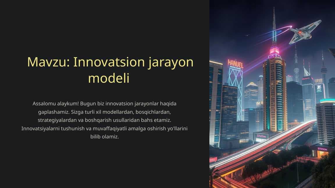 Innovatsion jarayon modeli