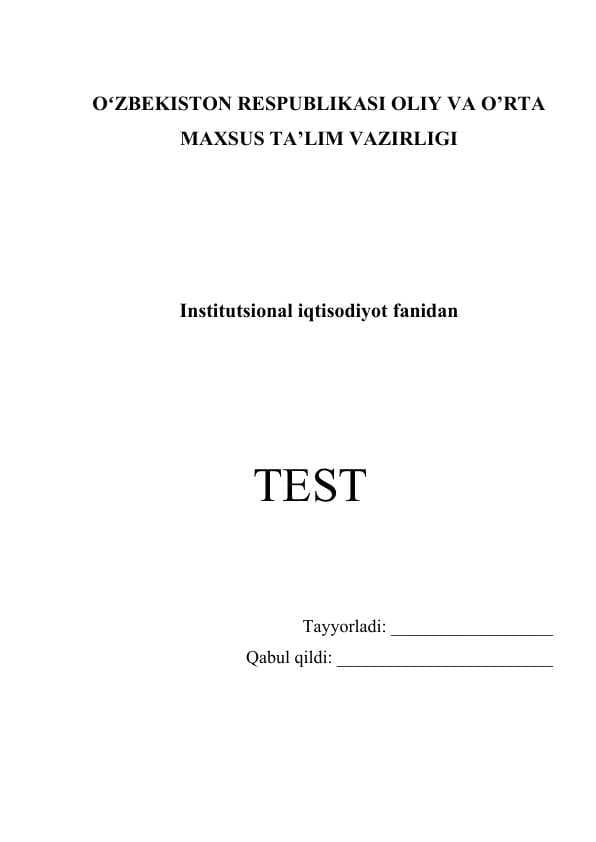 O‘zbekistonda davlatning tashqi iqtisodiy siyosati.