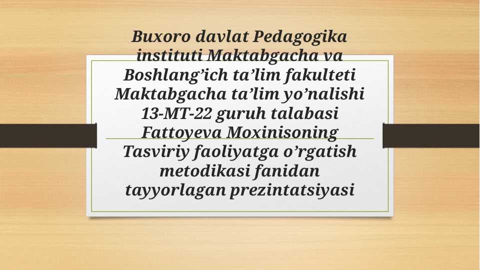 maktabgacha yoshdagi bolalarni applikatsiya ishiga o'rgatish
