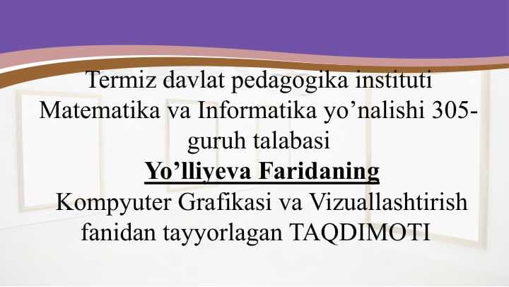 Adobe Photoshop dasturining ishchi muhiti tuzilishi