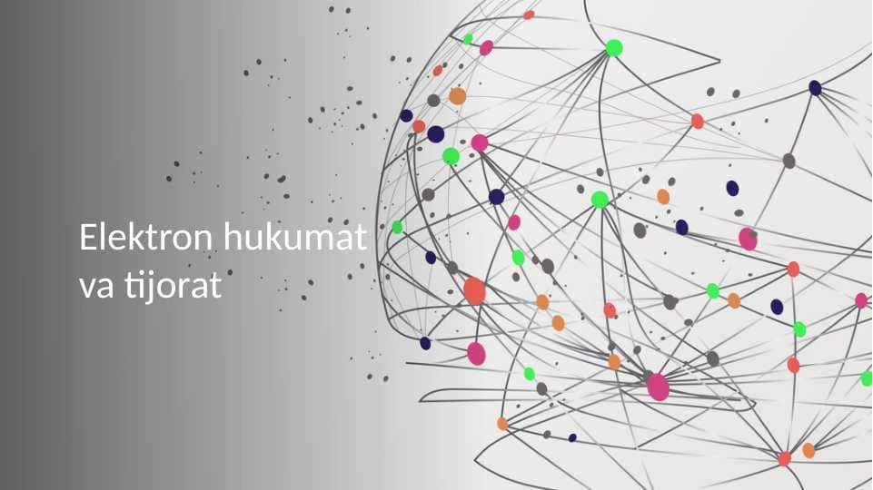 Elektron hukumat va tijorat