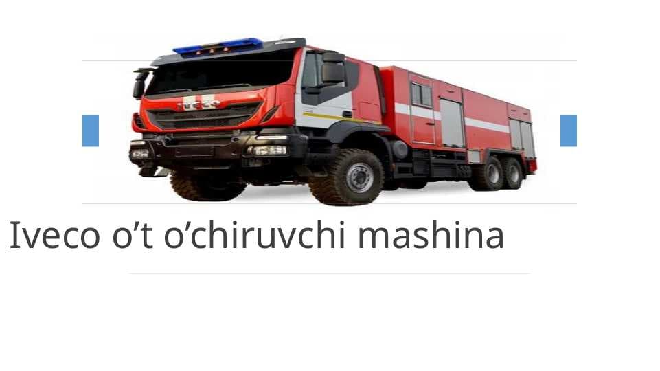 Iveco o’t o’chiruvchi mashina
