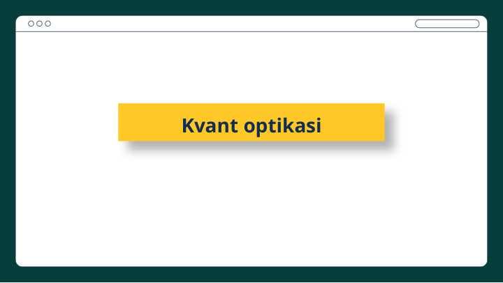 Kvant optikasi