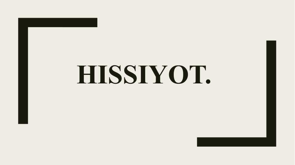 Hissiyot