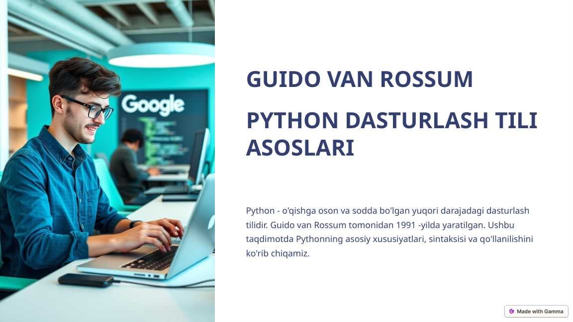 GUIDO VAN ROSSUM