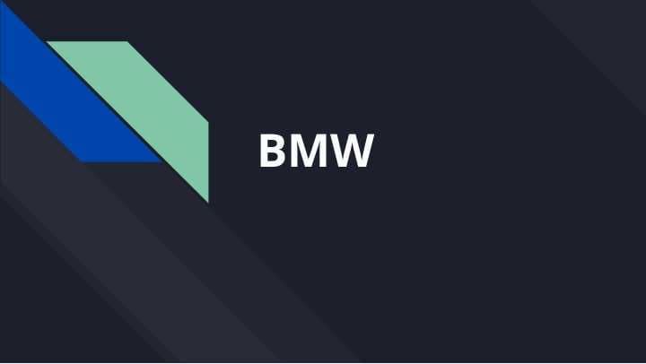 BMW kompaniyasi.