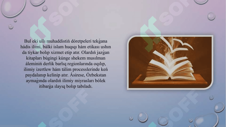 Imom Buxariy hám Imom Termiziy hádis ilimine qosqan úleslerin salıstırıw analizi