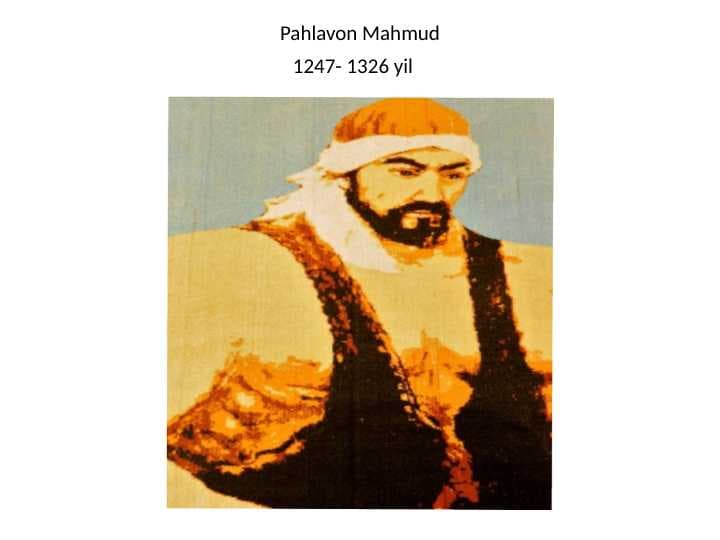 Pahlavon Mahmud