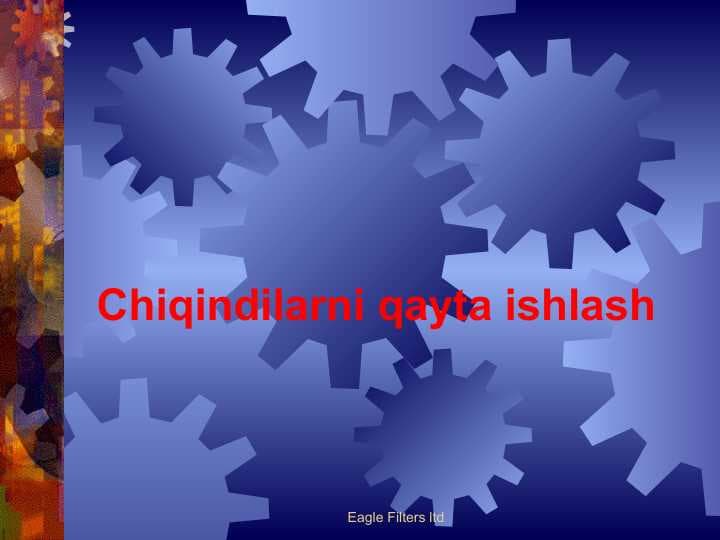 Chiqindilarni qayta ishlash