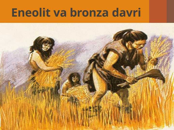 Eneolit va bronza davri