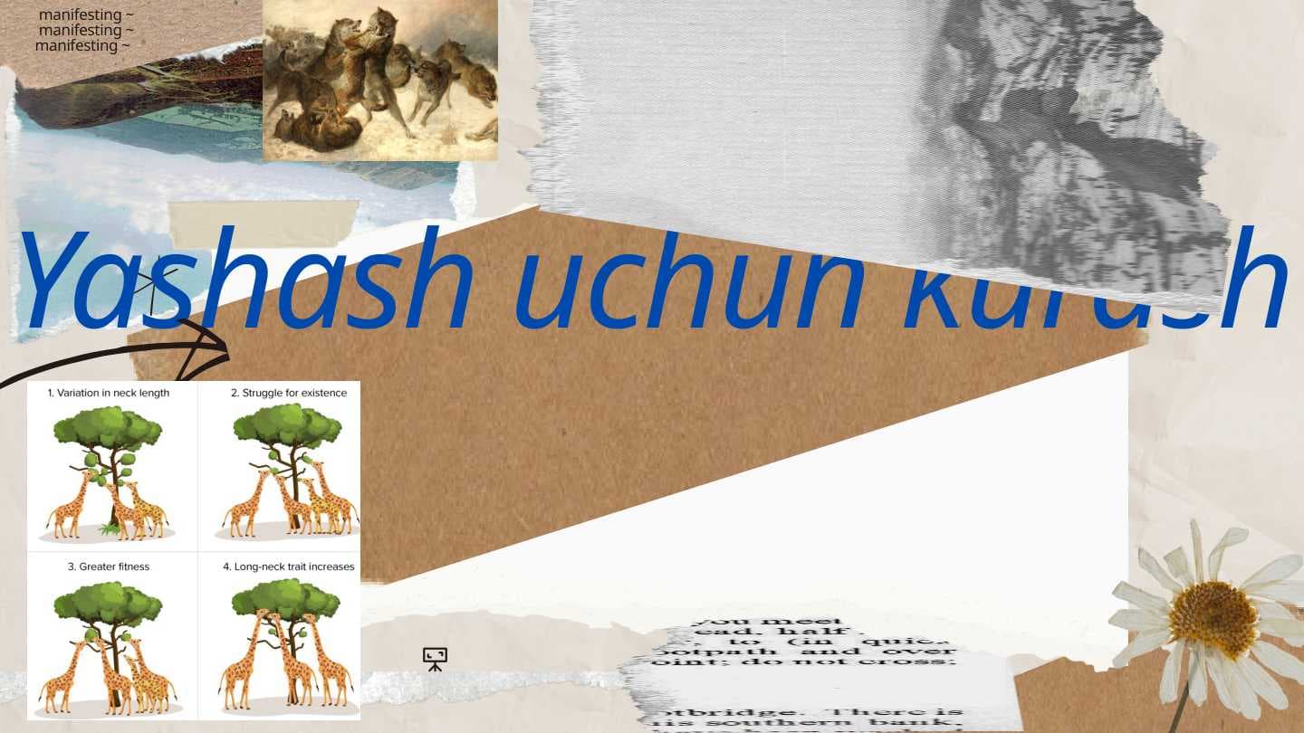 Yashash uchun kurash