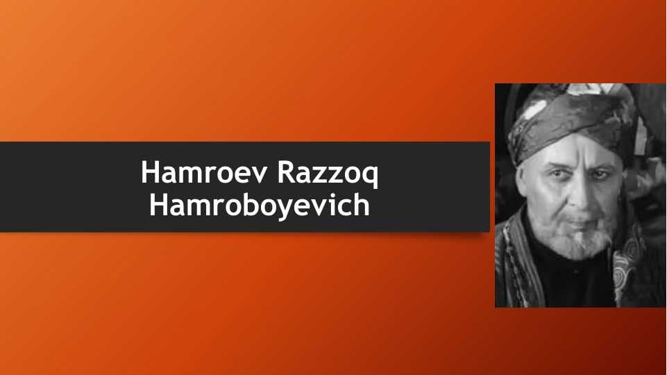 Hamroev Razzoq Hamroboyevich