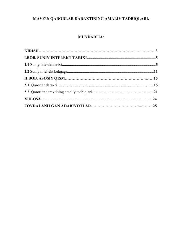 9. QARORLAR DARAXTINING AMALIY TADBIQLARI..docx