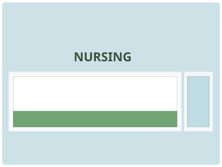 Nursing