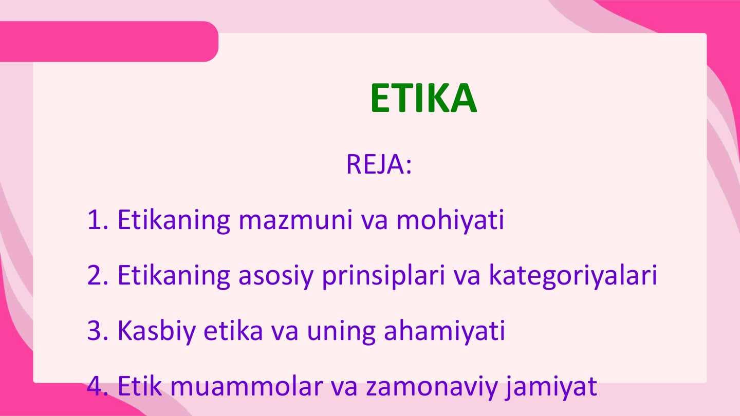 Etika